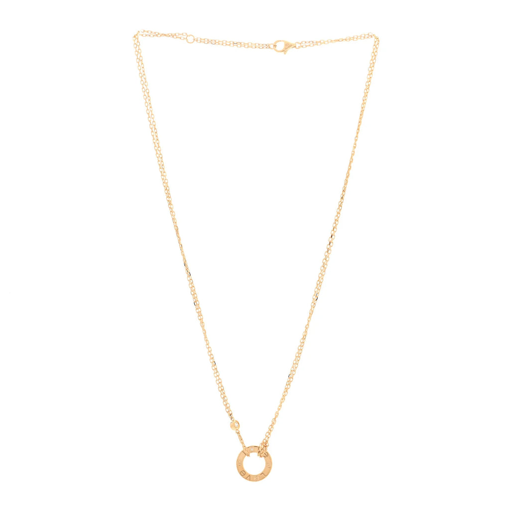 Cartier Yellow Gold Diamond Love Necklace