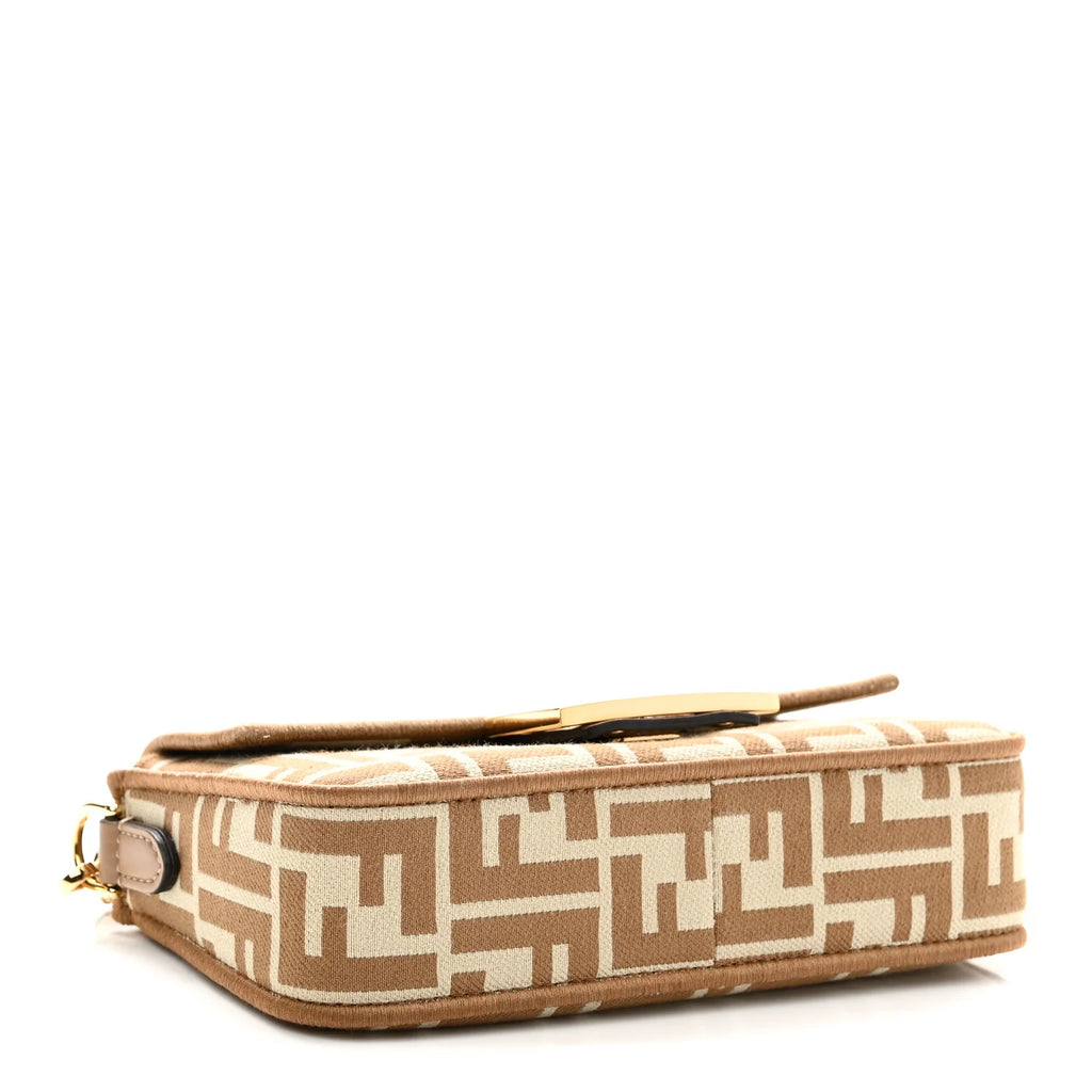 Fendi Tan FF Monogram Baguette