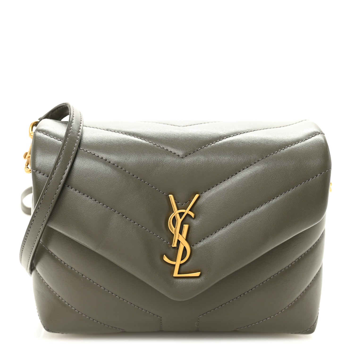 Saint Laurent Grey Loulou Bag