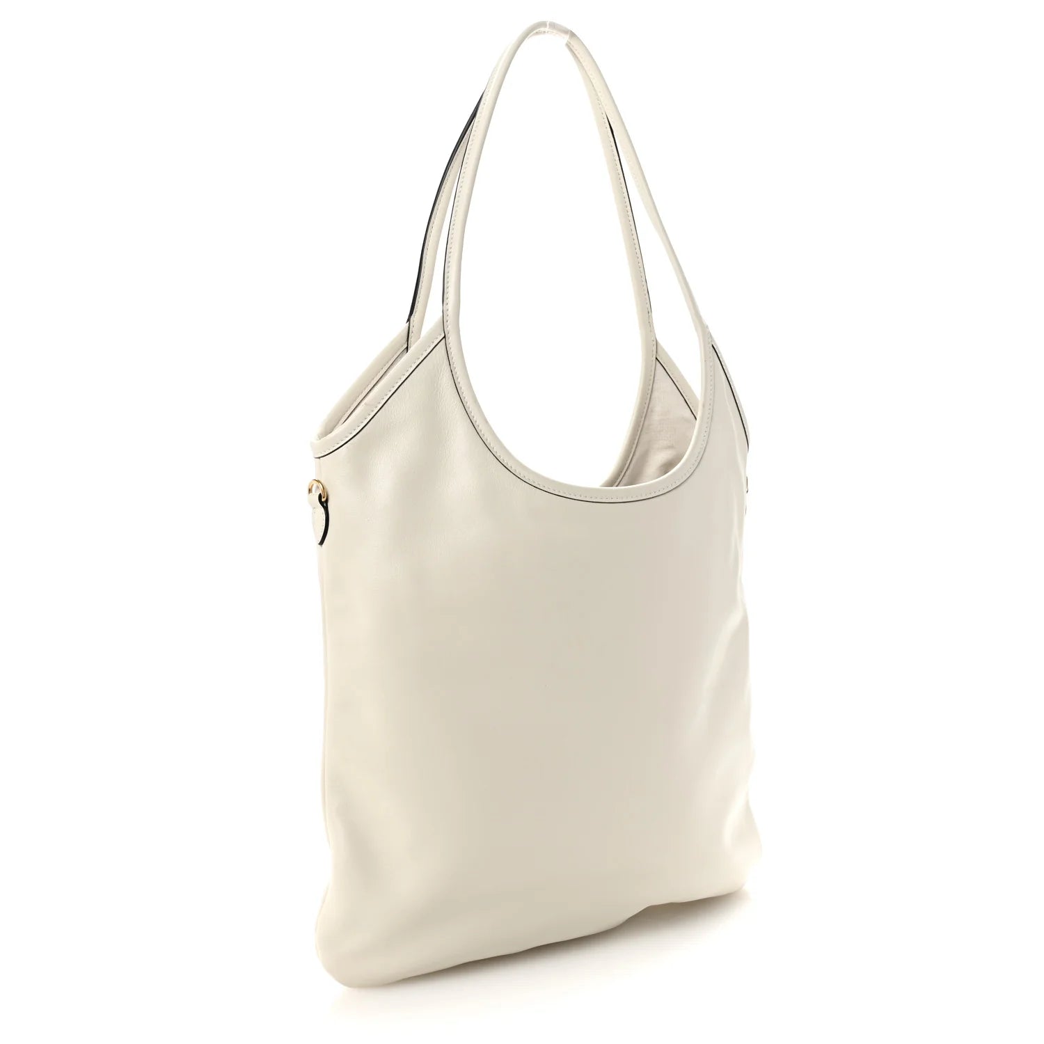 Miu Miu Cream Leather Tote