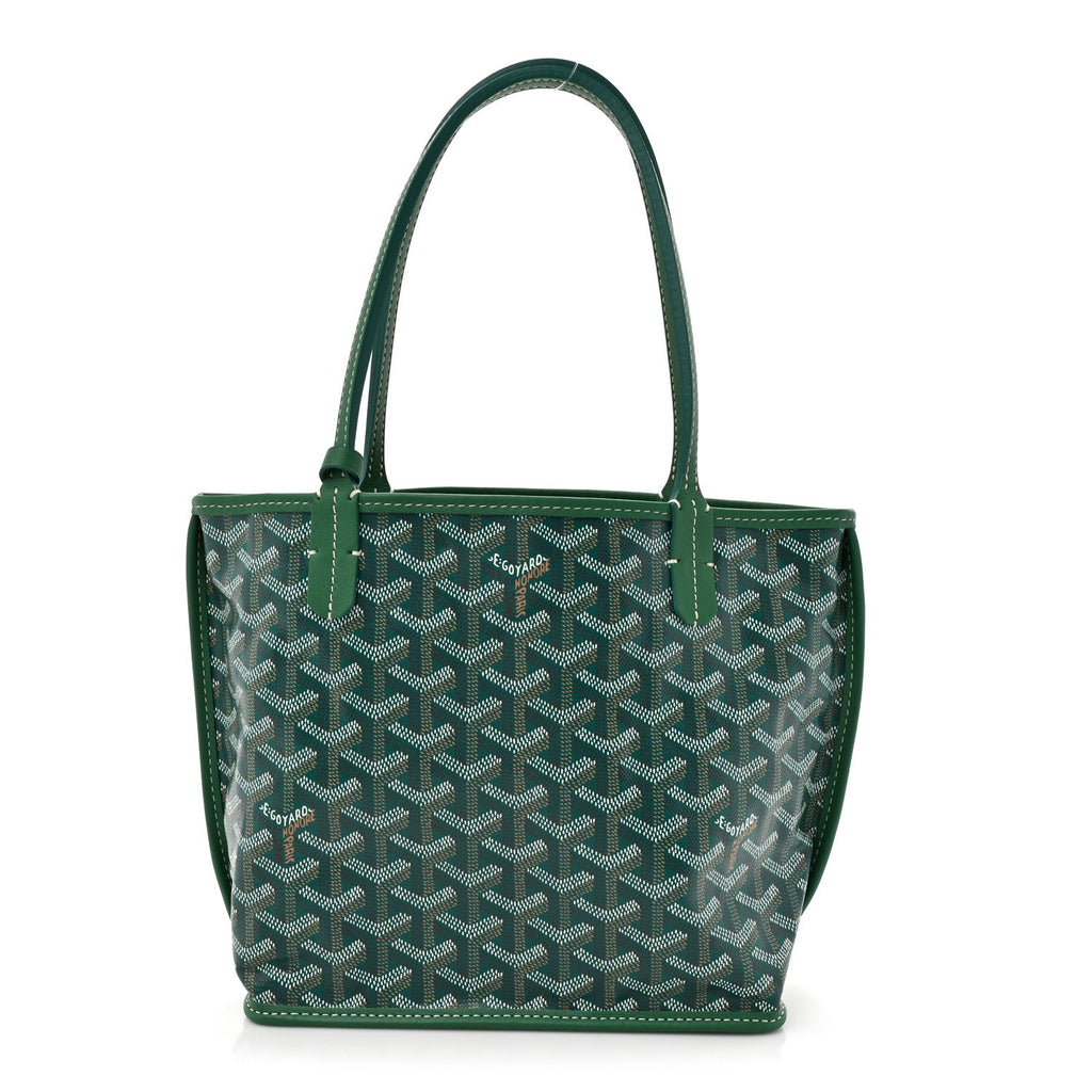 Goyard Green Goyardine Mini Tote