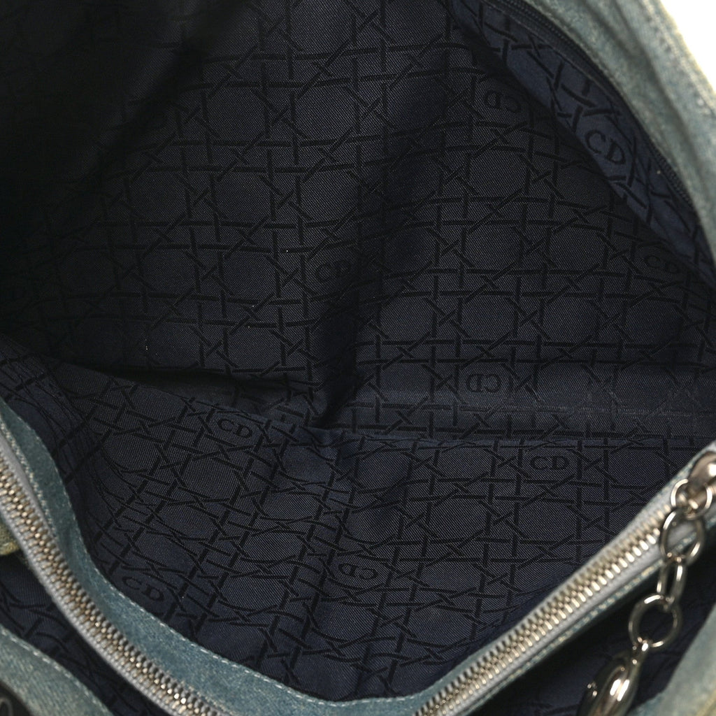 Dior Lady Denim Lucite Tote