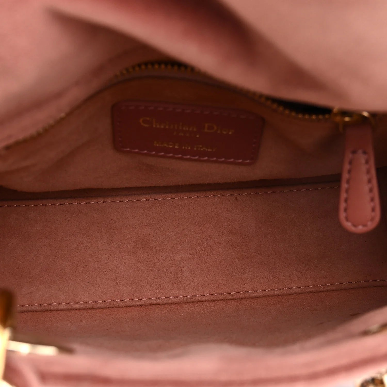 Dior Mini Lady Rose Velvet