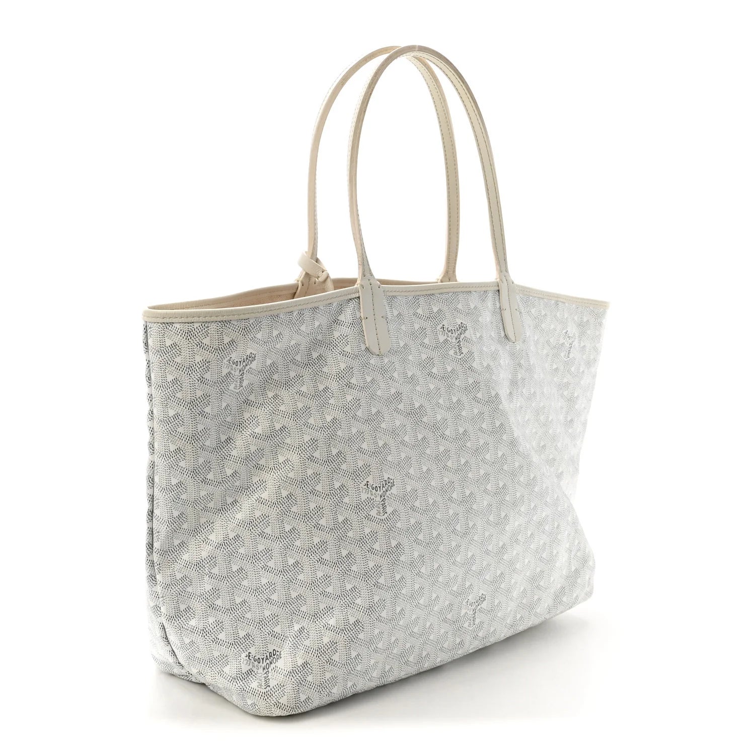 Goyard White Goyardine Saint Louis