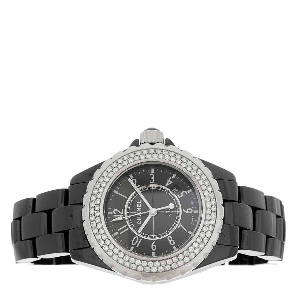 Chanel J12 Black Ceramic Diamond