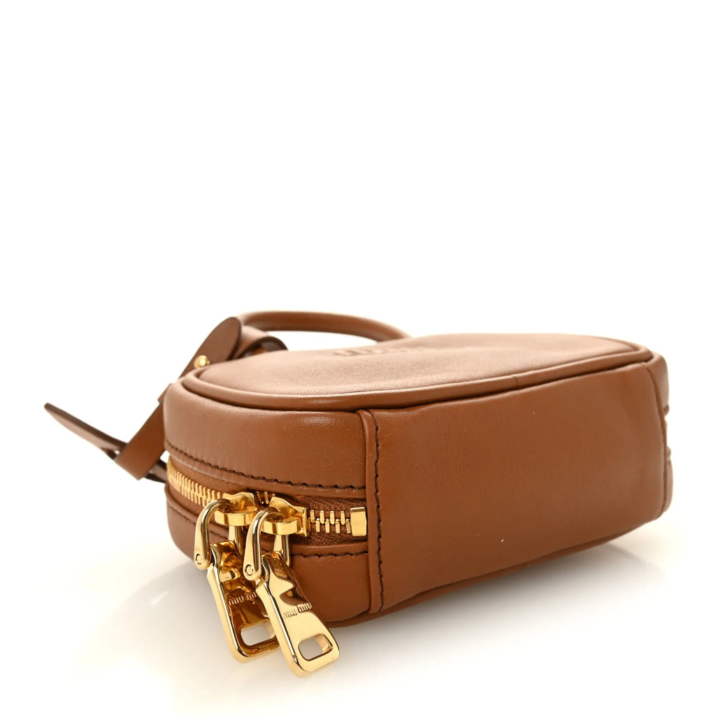 Miu Miu Brown Leather Mini Bag