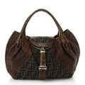 Fendi Brown Zucca Canvas Tote