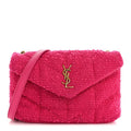 Saint Laurent Pink Bouclé Bag