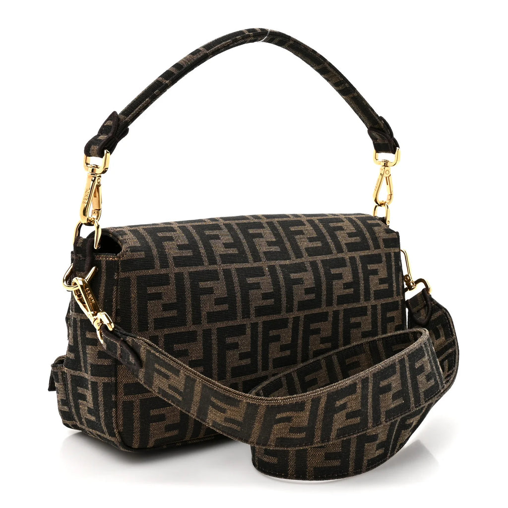Fendi Zucca Monogram Multi-Pocket Baguette