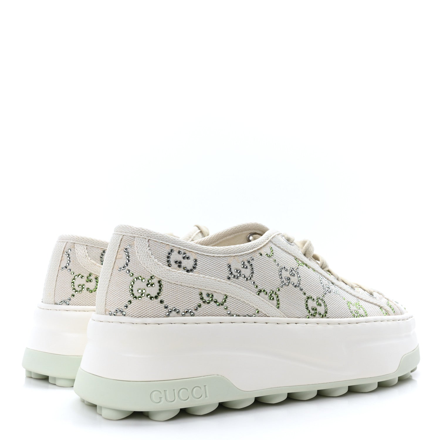 Gucci GG Crystal Top Sneakers