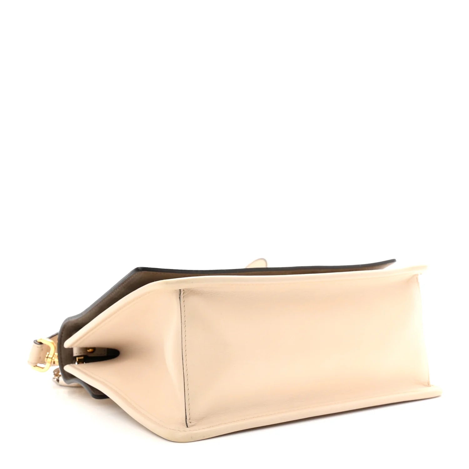Fendi Cream Leather Kan I Bag