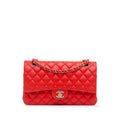 Chanel Red Quilted Lambskin Bag