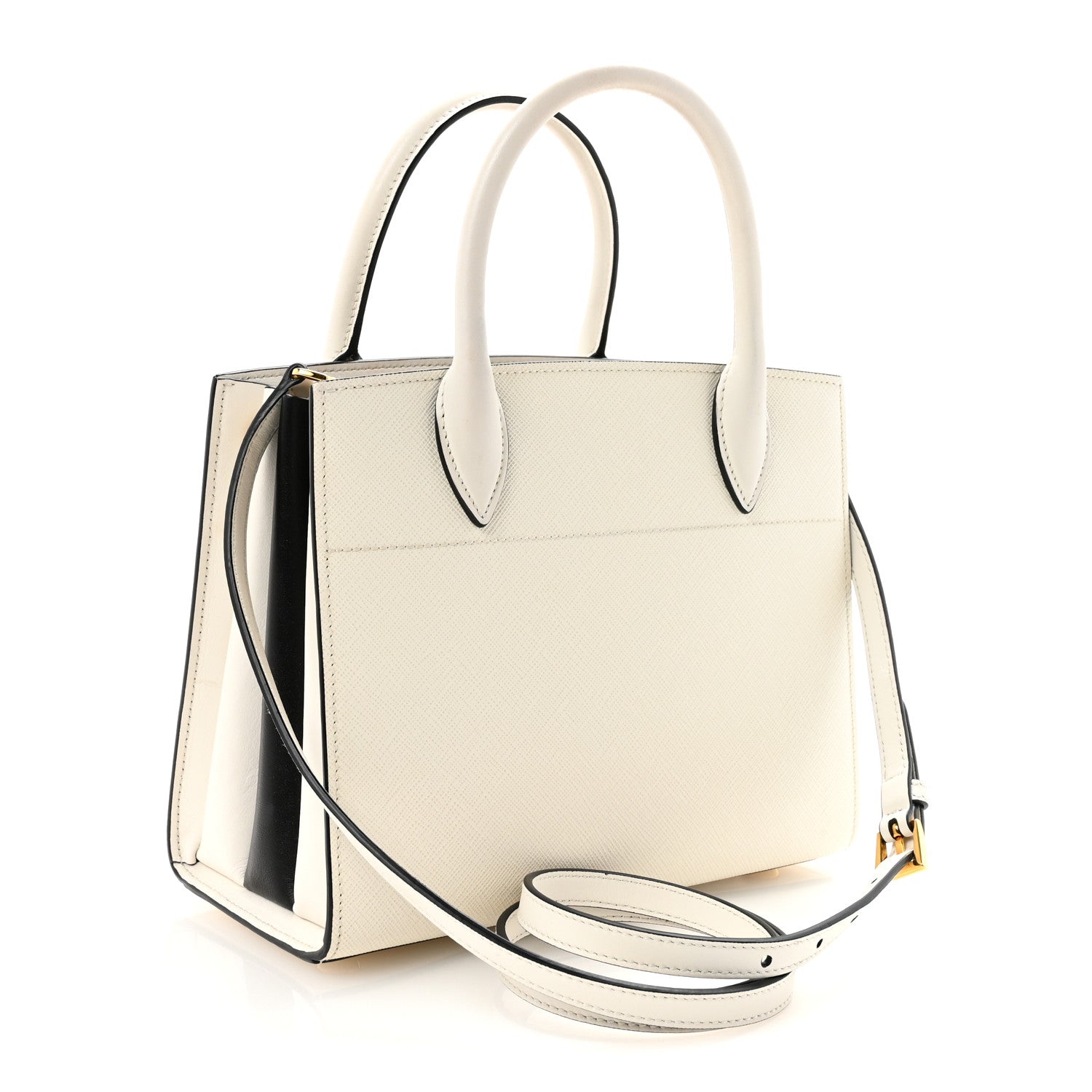 Prada Cream Saffiano Leather Tote