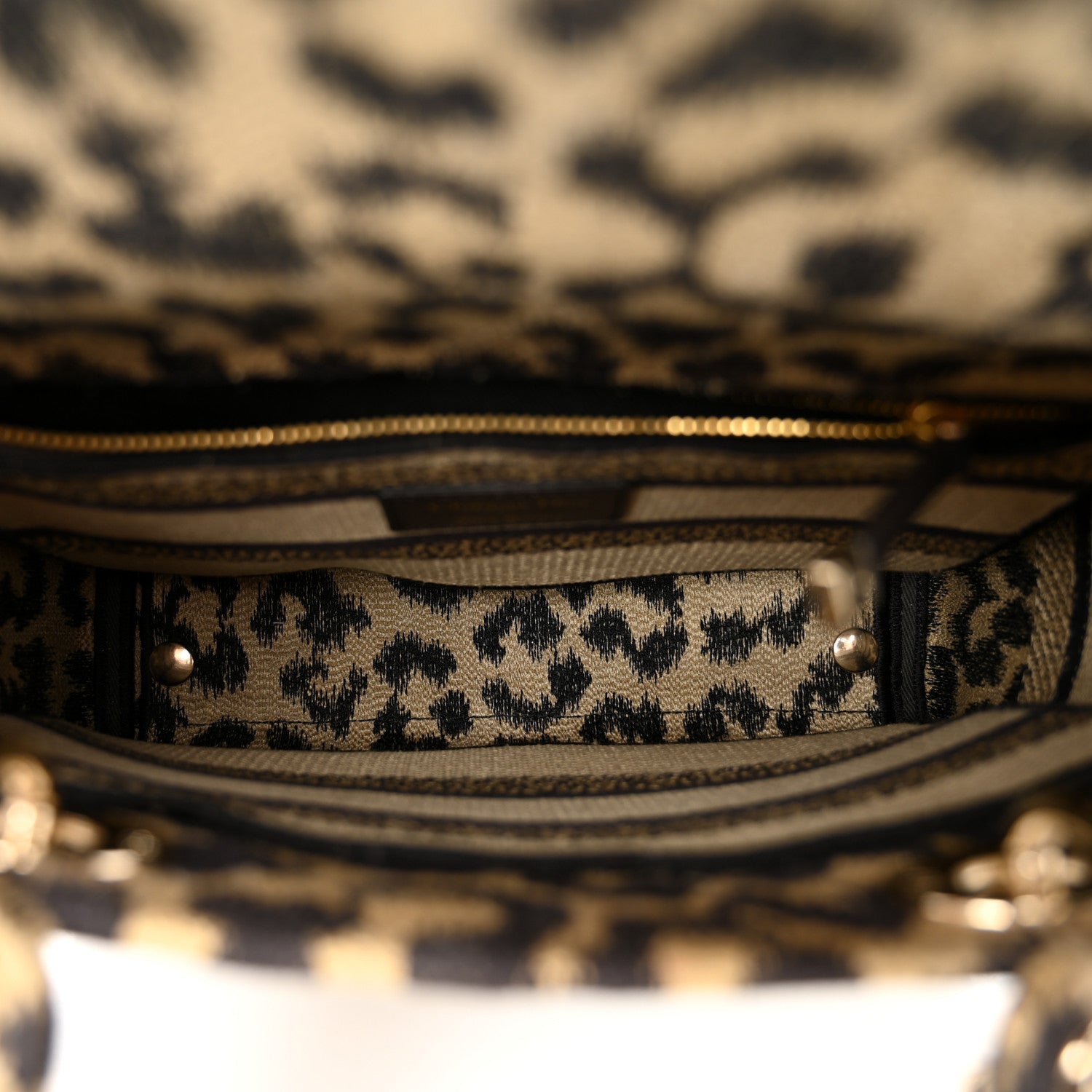 Dior Lady D-Lite Leopard Bag