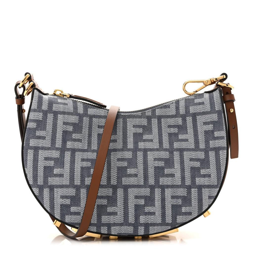Fendi Blue FF Monogram O'Lock