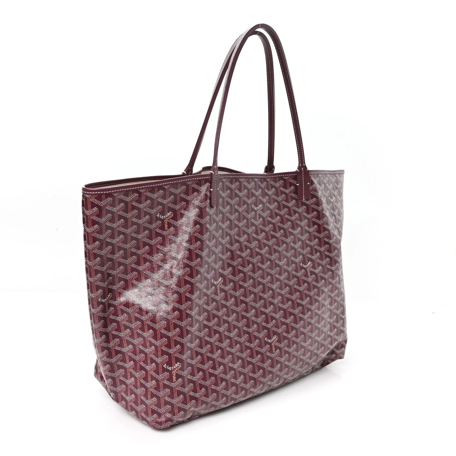 Goyard Burgundy Goyardine Saint Louis