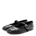 Chanel Black Leather Mary Janes