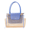 Goyard Blue Goyardine Méditerranee Tote