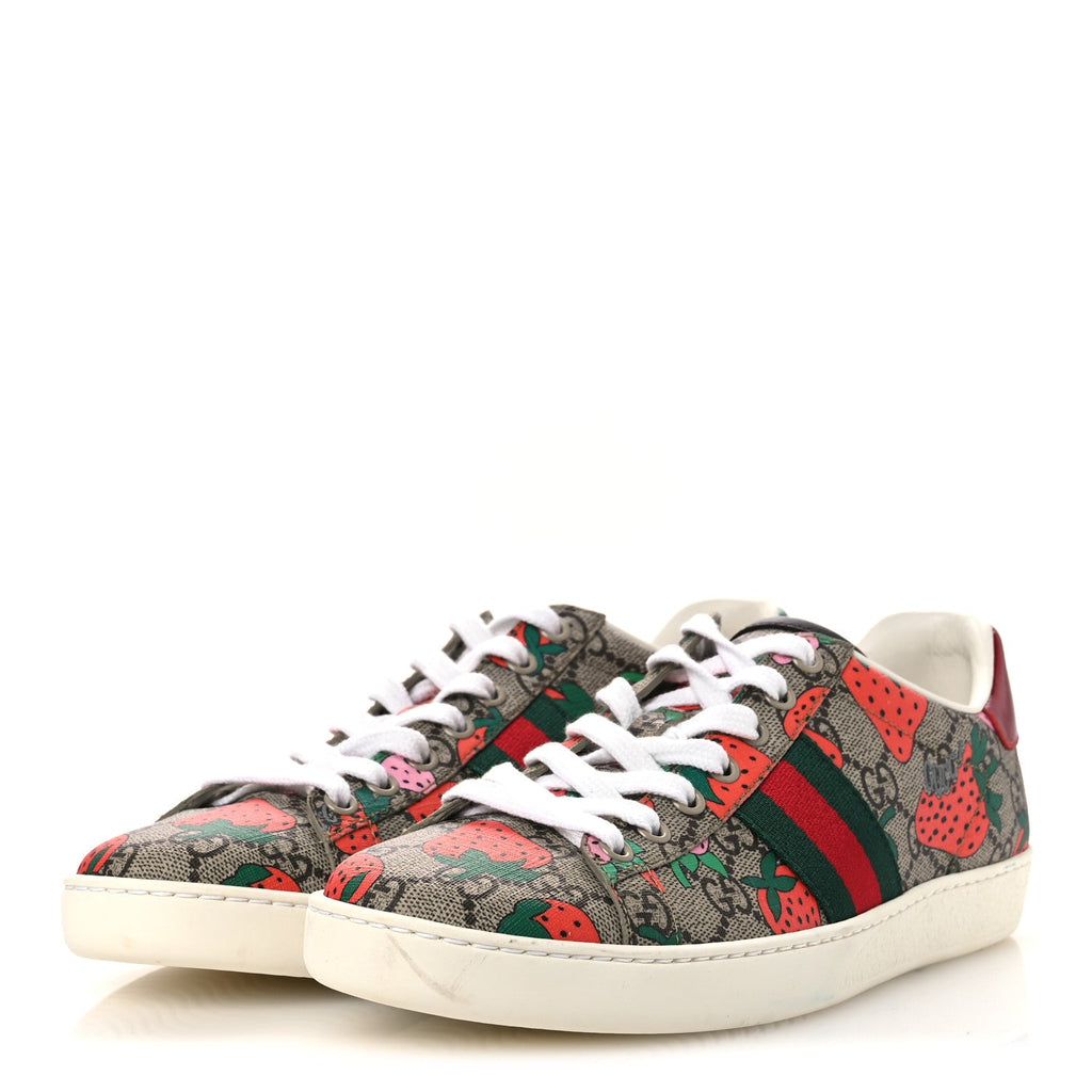 Gucci Strawberry GG Supreme Sneakers