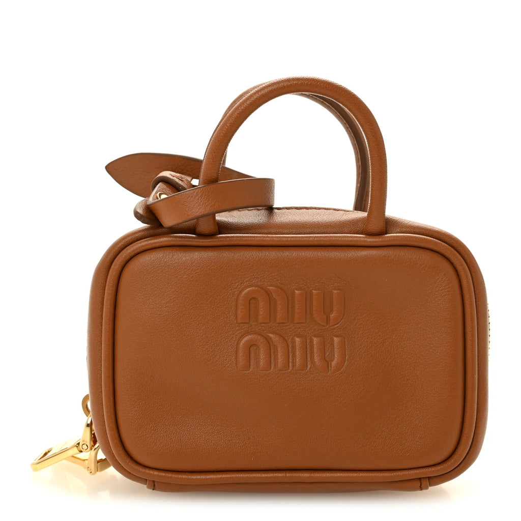 Miu Miu Brown Leather Mini Bag