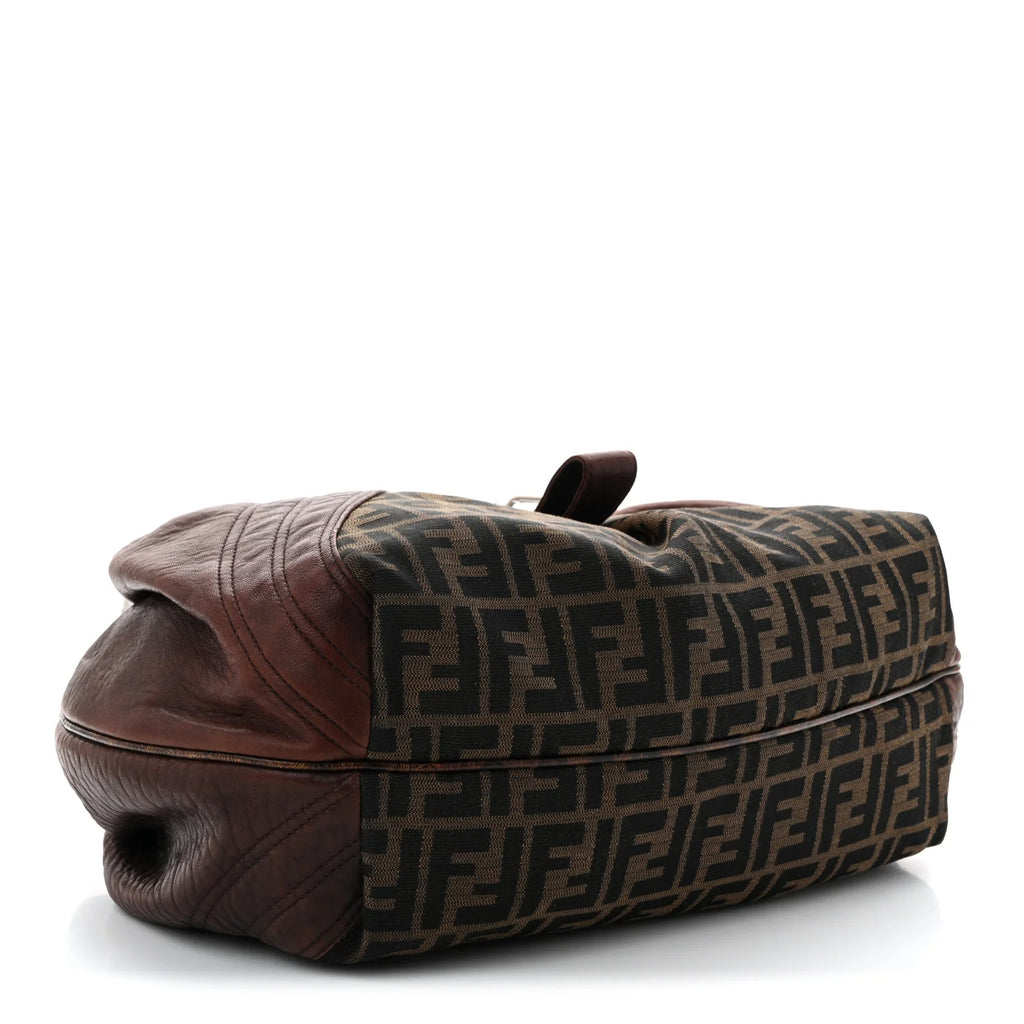 Fendi Brown Zucca Spy Bag