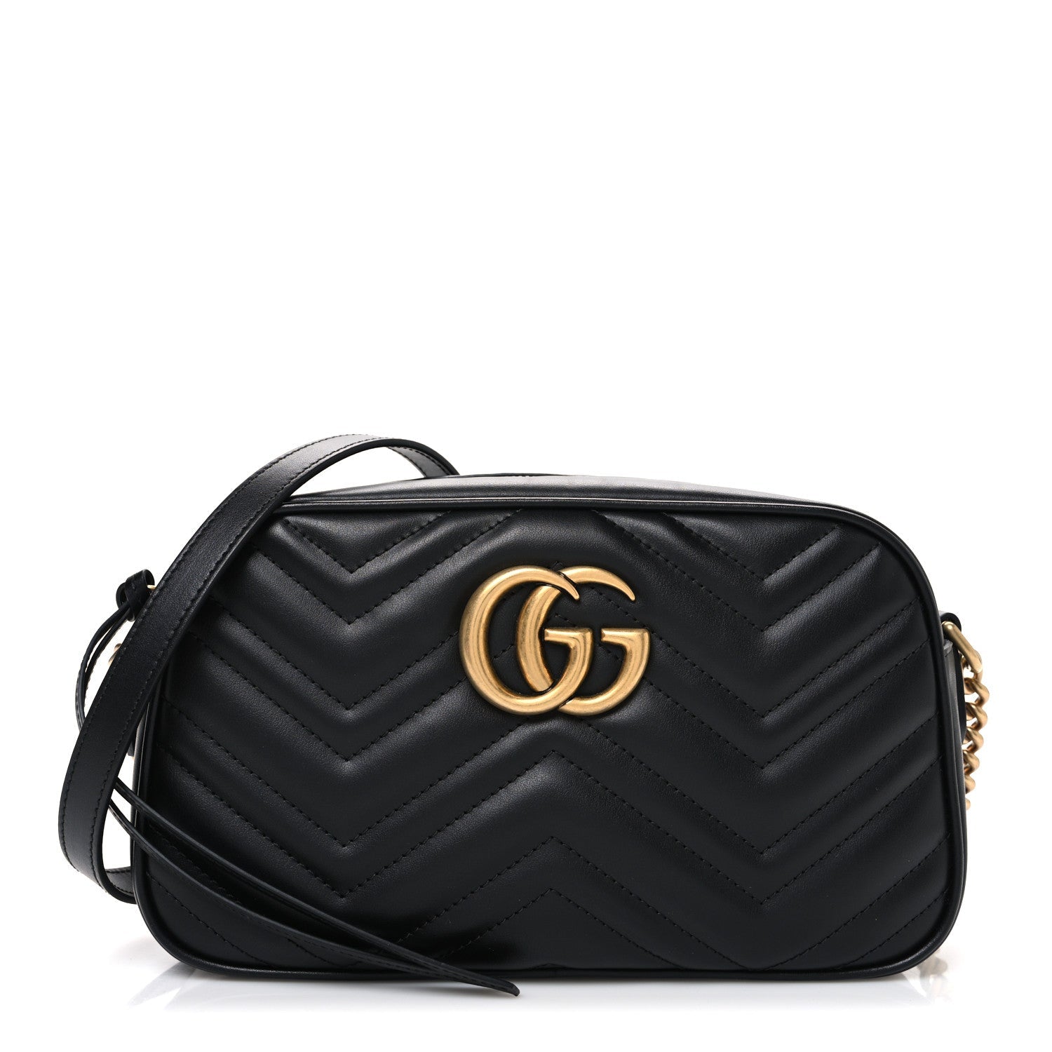 Gucci Black GG Marmont Bag