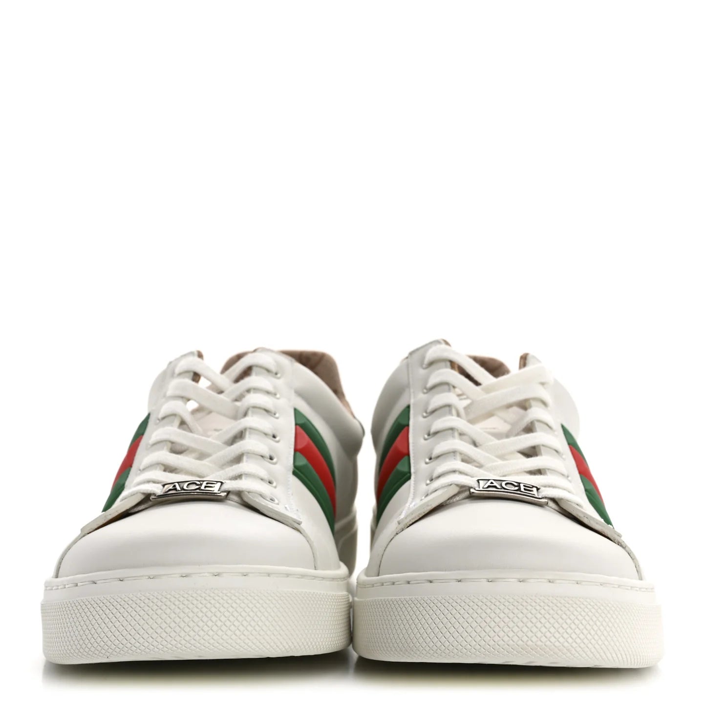 Gucci Ace White Leather Sneakers