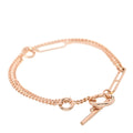 Hermes Rose Gold Echappee Bracelet