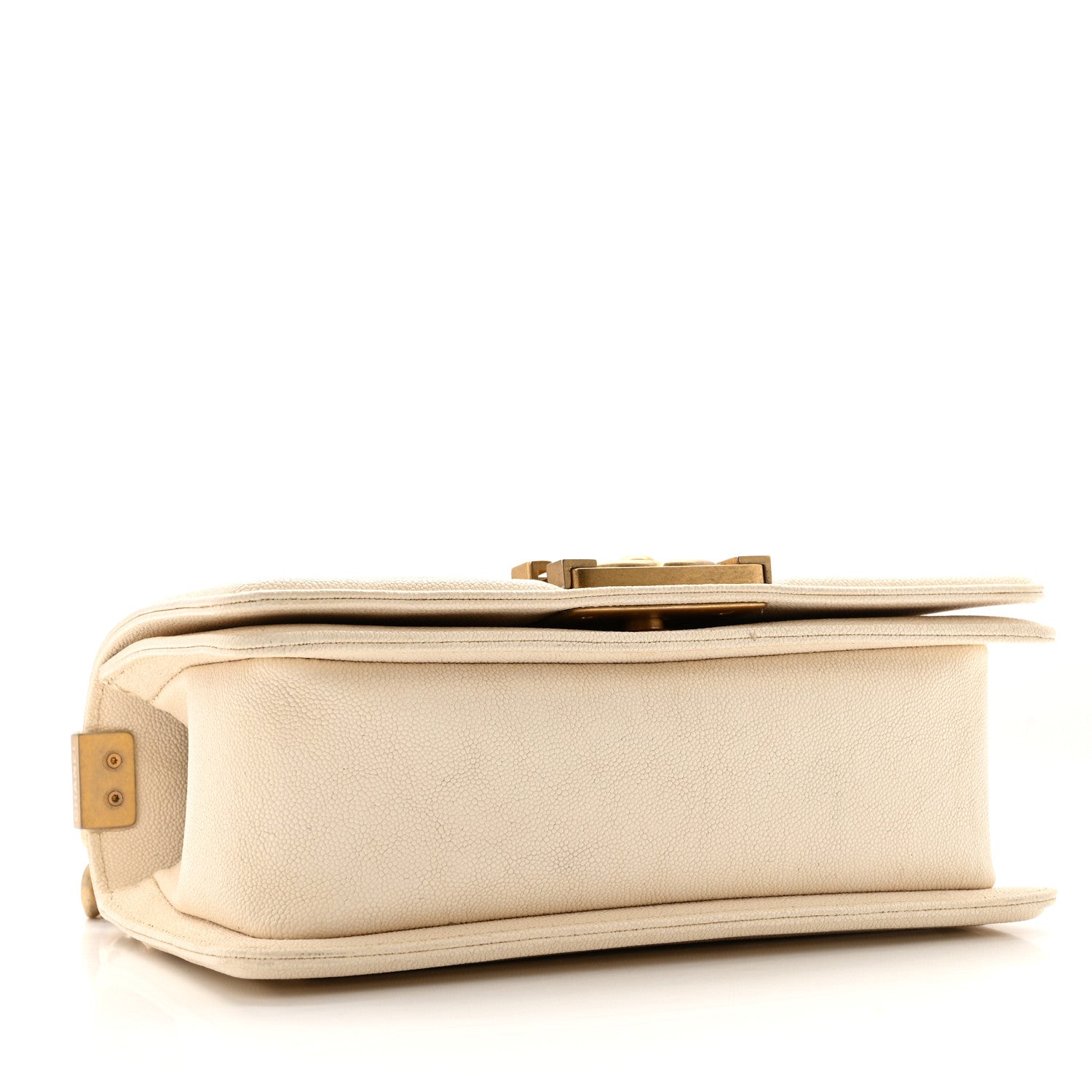 Chanel Cream Quilted Boy Bag