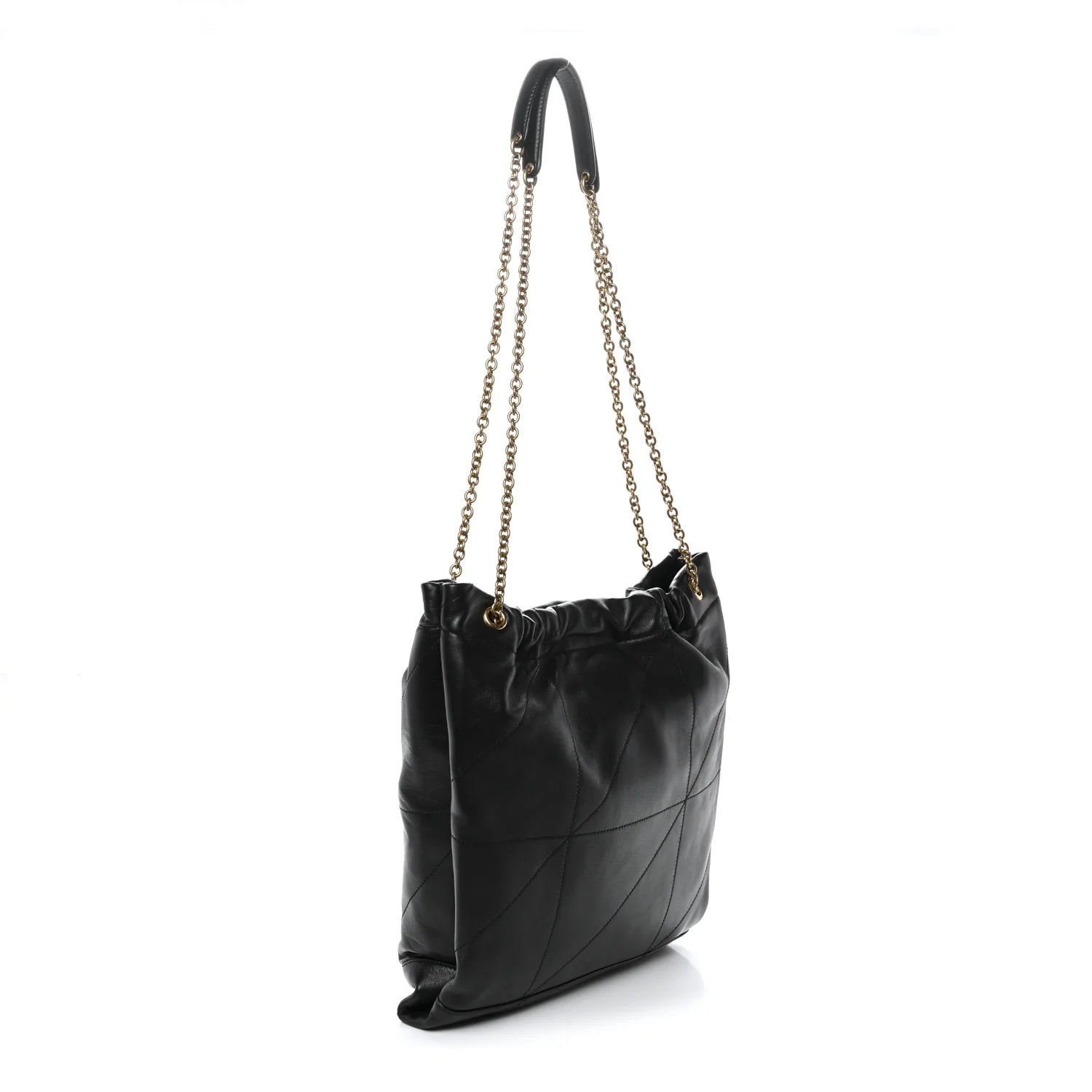 Saint Laurent Black Quilted Bucket