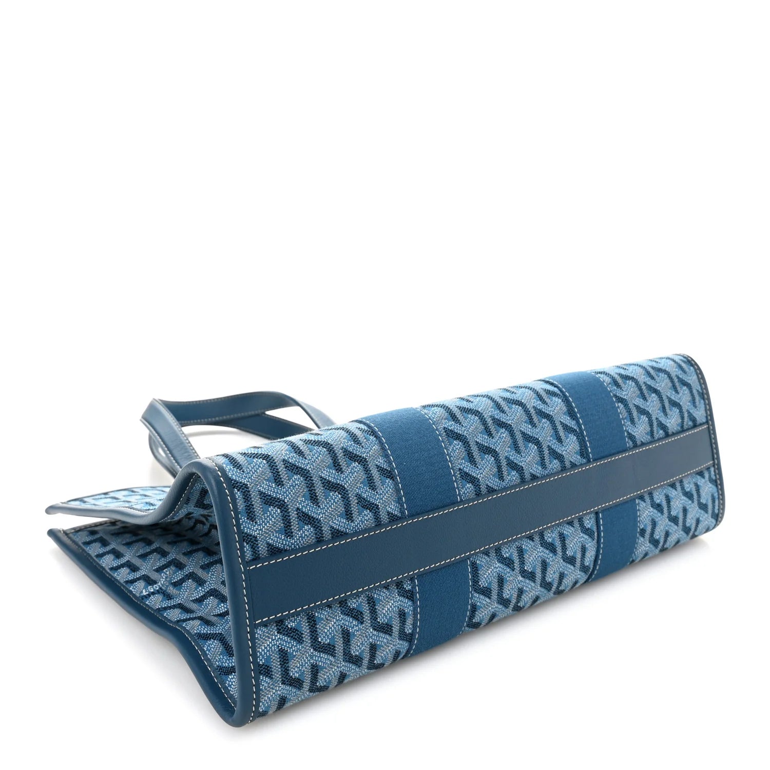 Goyard Blue Goyardine Villette Tote