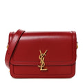 Saint Laurent Red Leather Solferino