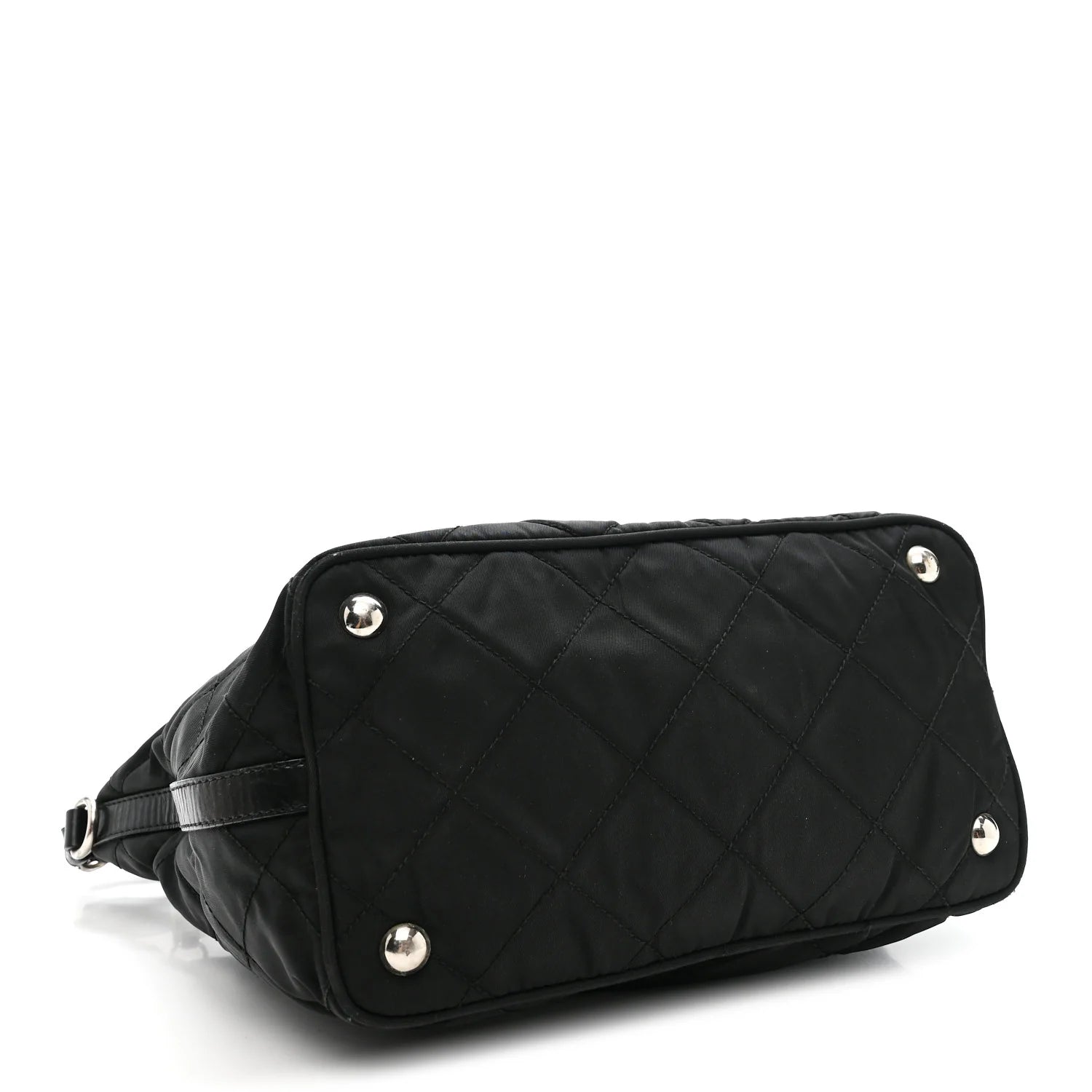 Prada Black Quilted Nylon Hobo