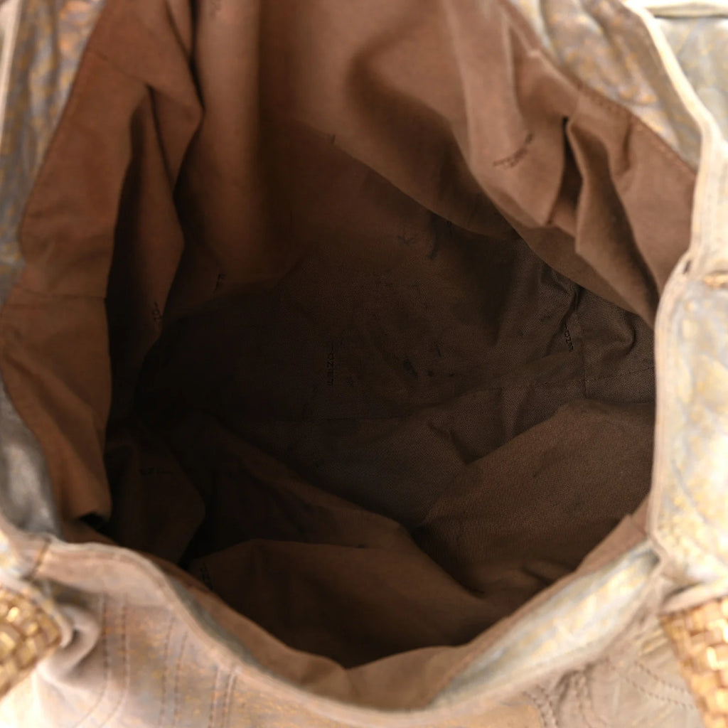 Fendi Metallic Leather Spy Bag