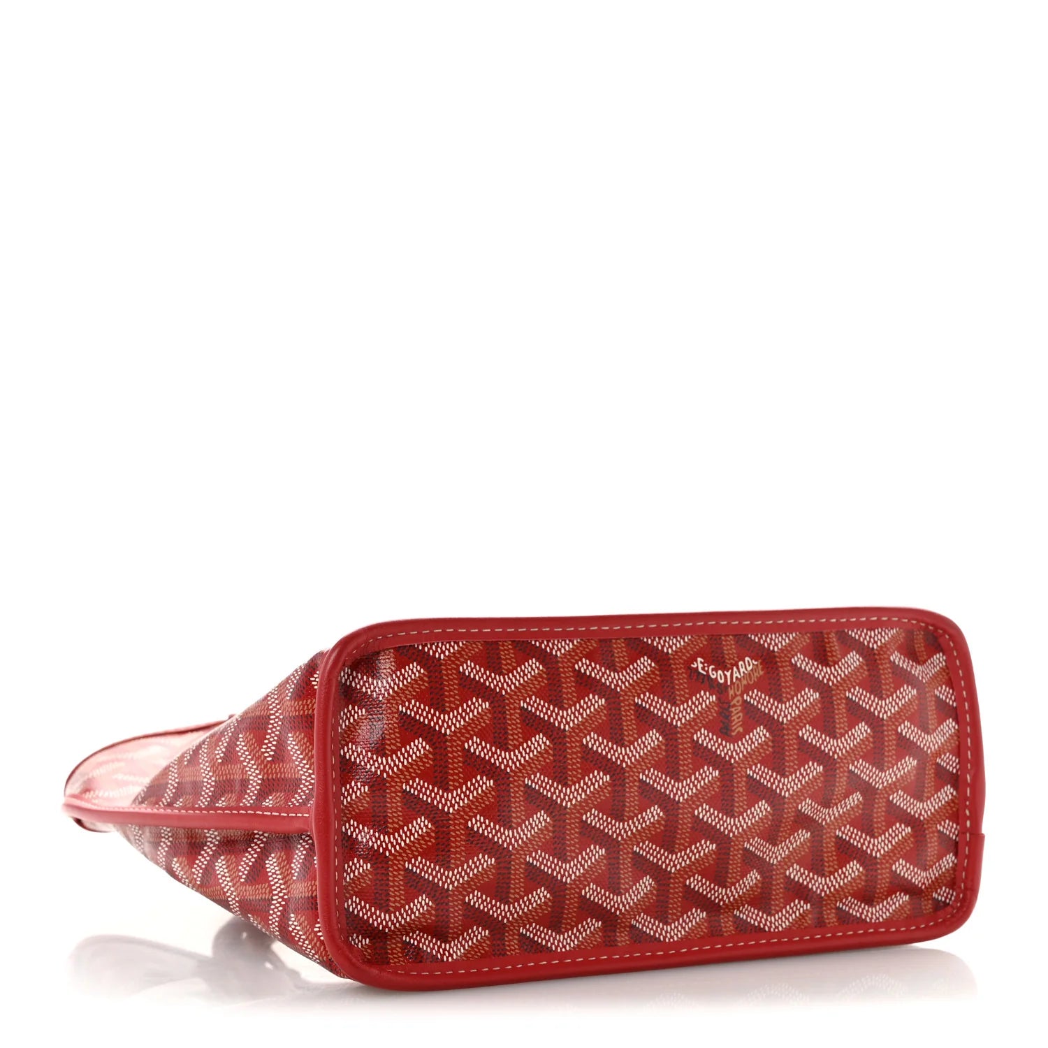 Goyard Red Goyardine Belharra Tote