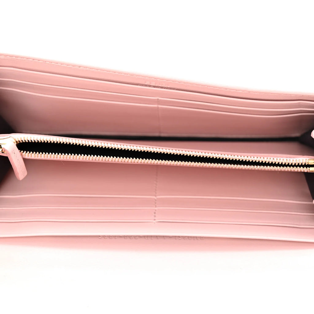 Fendi Pink Embossed FF Wallet