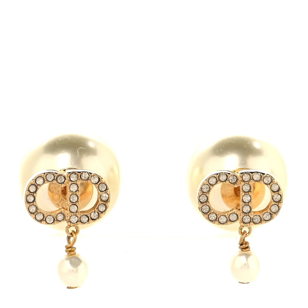 Dior CD Crystal Tribales Earrings