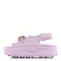 Gucci Lilac Rubber Horsebit Sandals