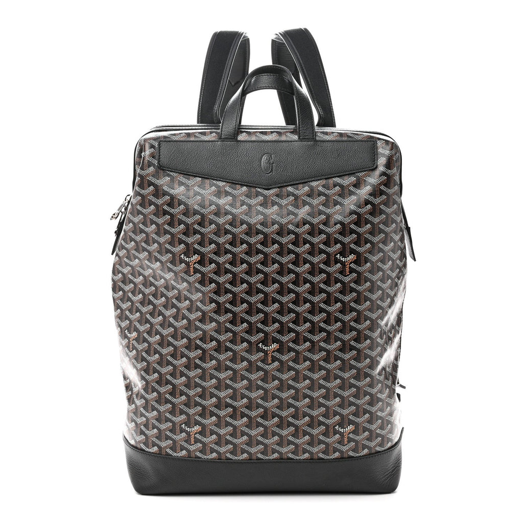 Goyard Black Goyardine Alpin Backpack