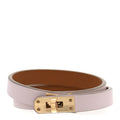 Hermes Mauve Kelly Double Tour