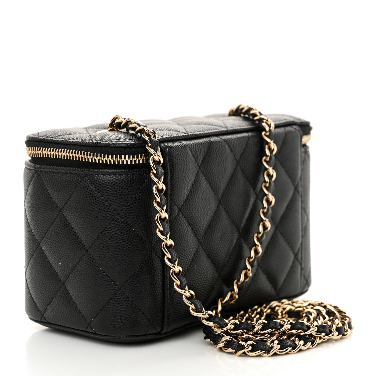 Chanel Black Caviar Vanity Bag