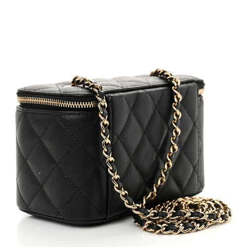 Chanel Black Caviar Vanity Bag