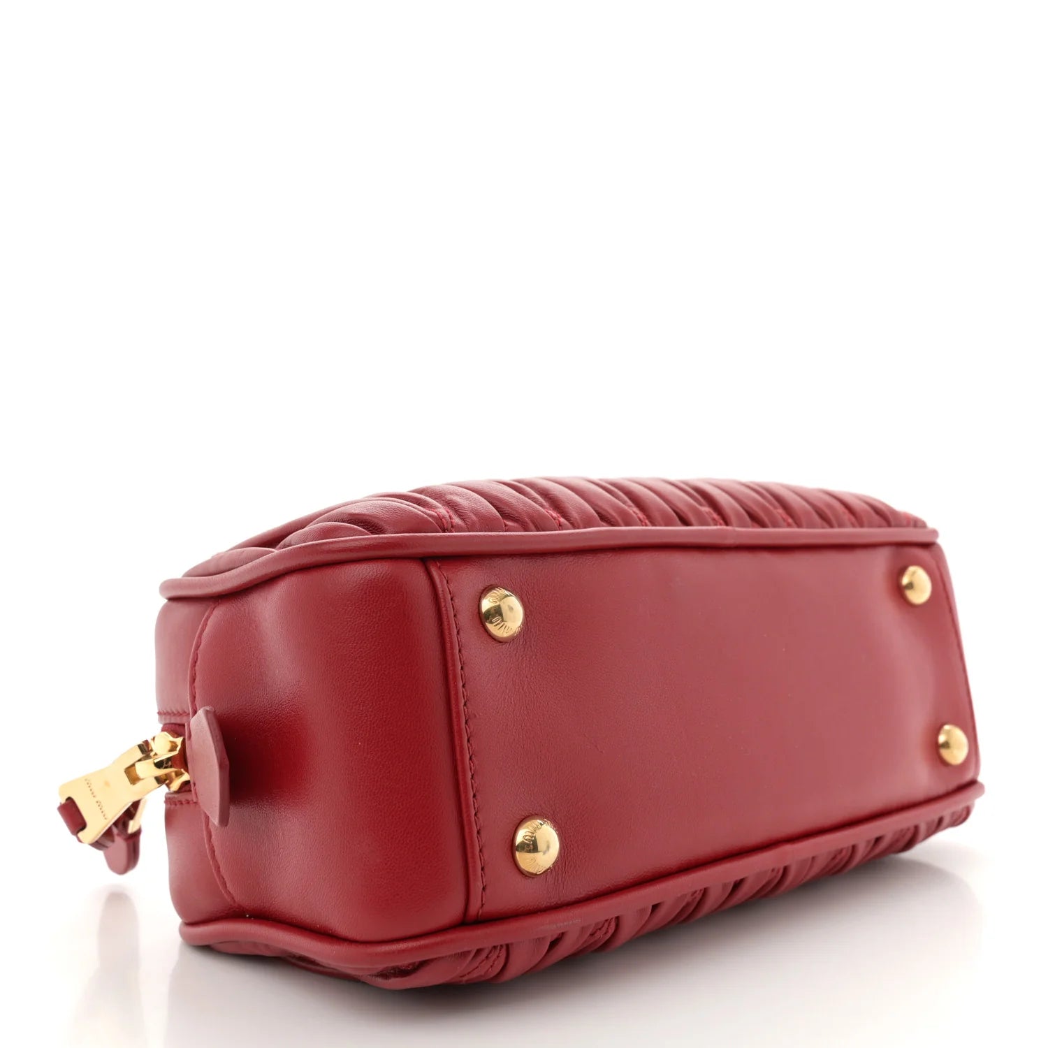 Miu Miu Red Matelassé Arcadie