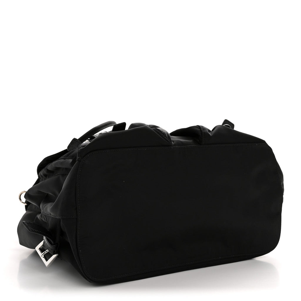 Prada Black Nylon Pocket Backpack