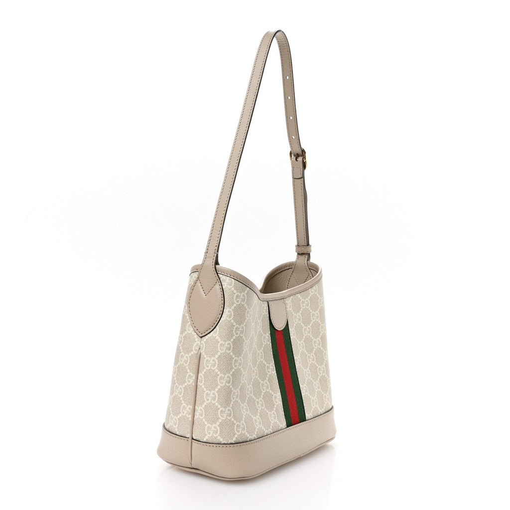 Gucci White Ophidia Shoulder Bag