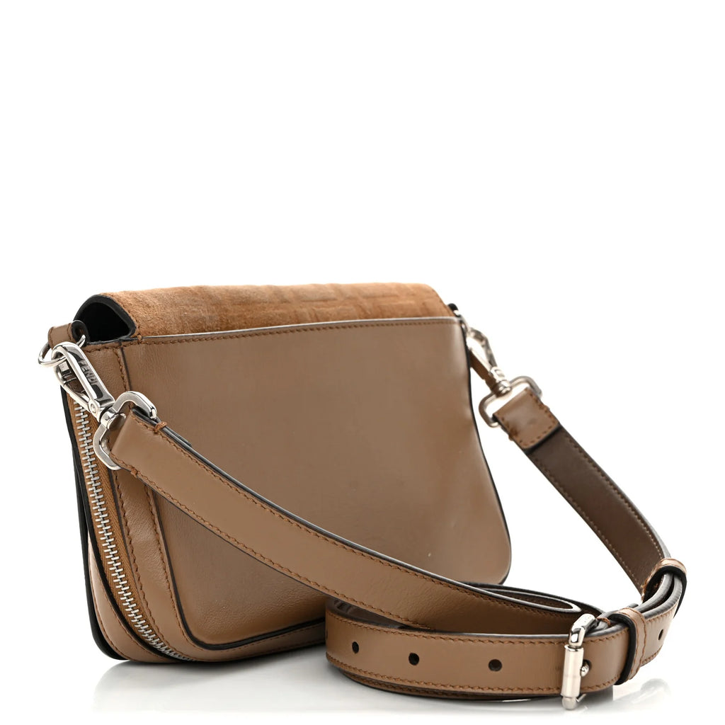 Fendi Brown Suede FF Crossbody