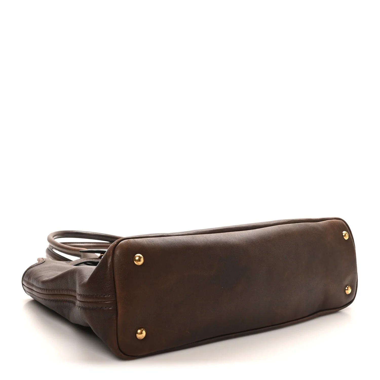 Miu Miu Brown Leather Tote