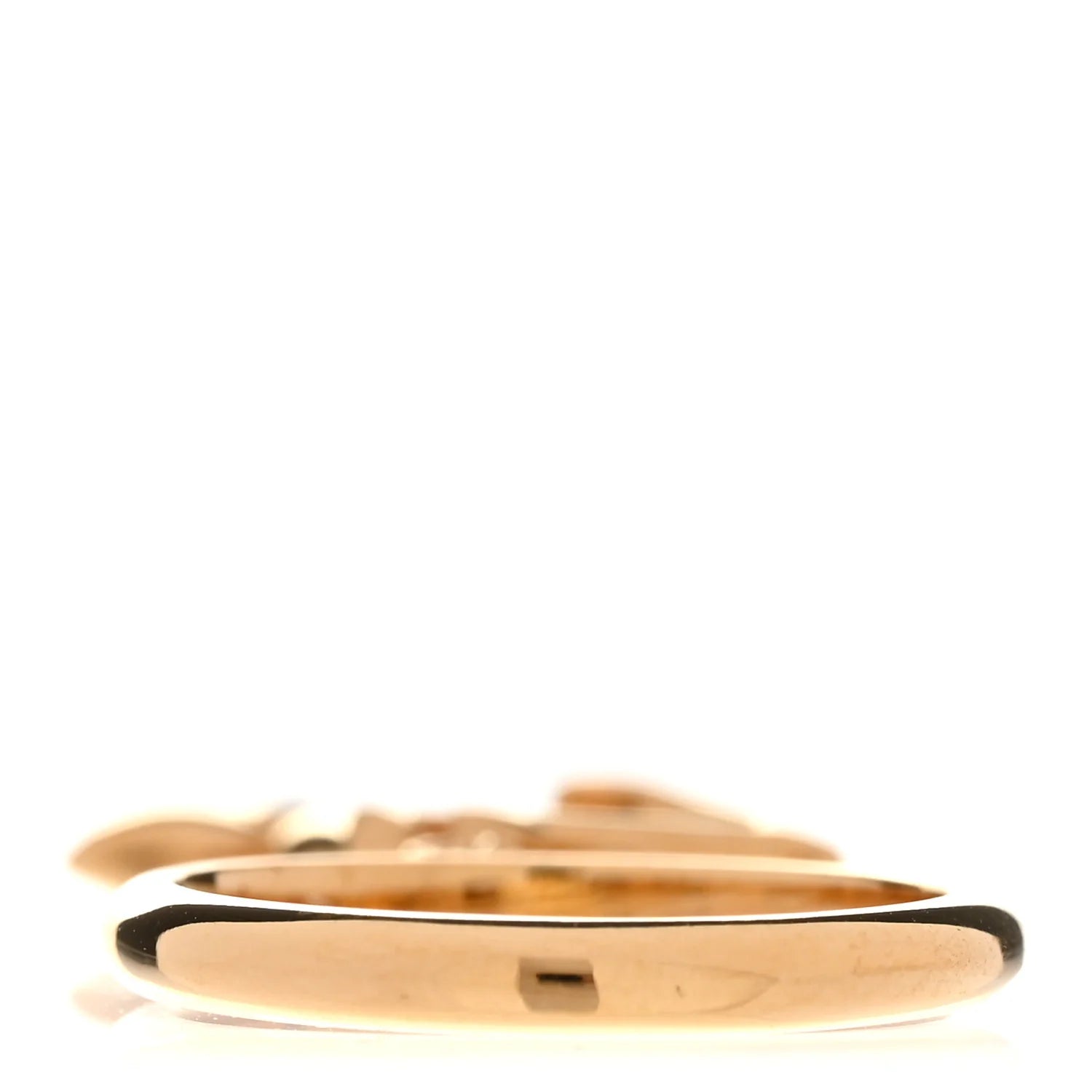 Louis Vuitton Gold Monogram Charm Ring