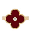 Van Cleef Carnelian Alhambra Ring