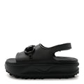 Gucci Black Rubber Horsebit Sandals